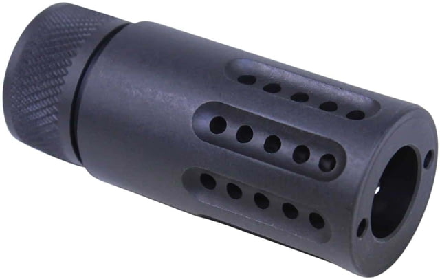 USED Guntec USA AR-15 Micro Slip Over Barrel Shroud w/ Multi Port Muzzle Brake .308 Cal Anodized Black - Guntec Usa