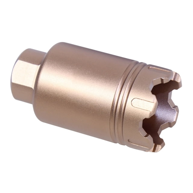 Guntec USA AR-15 Micro Trident Flash Can w/ Glass Breaker 5.56/.223/9mm 1/2x28 Anodized Bronze