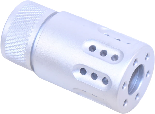 Guntec USA AR-15 Mini Slip Over Barrel Shroud with Multi Port Muzzle Brake Unfinished/Raw - Guntec Usa