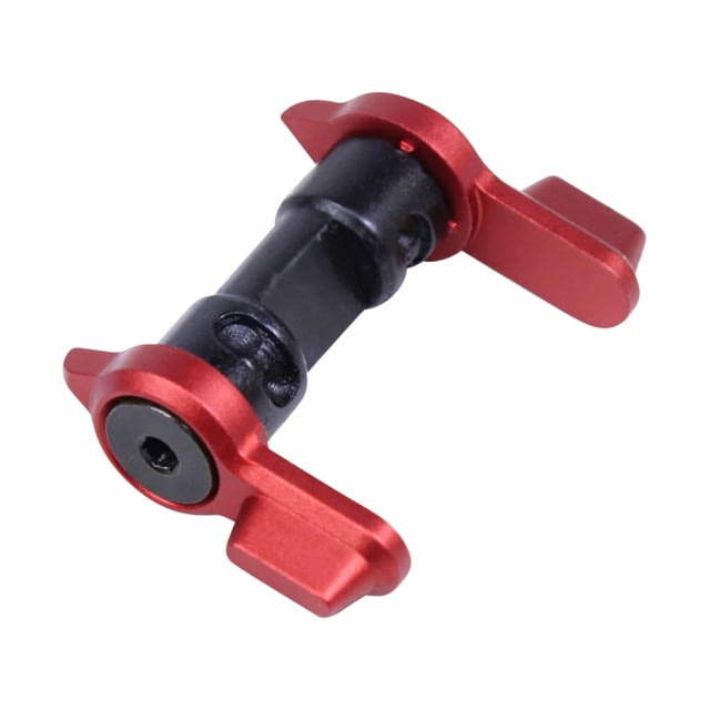 Guntec USA AR-15 Multi Degree Short Throw Ambi Safety Anodized Red - Guntec Usa