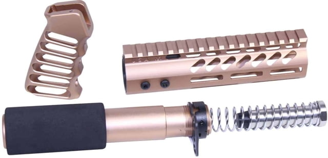 Guntec USA AR-15 Pistol Furniture Set Anodized Bronze - Guntec Usa