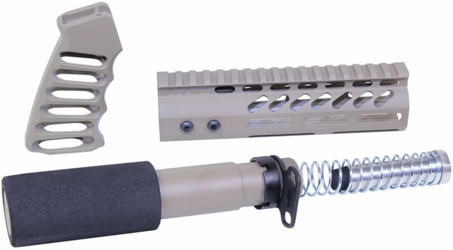 Guntec USA AR-15 Pistol Furniture Set Flat Dark Earth - Guntec Usa