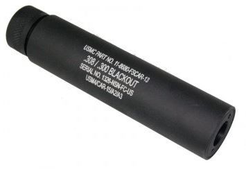 Guntec USA AR-15 Reverse Thread Slip Over Fake Suppressor .308/300 AAC Blackout Cal Black