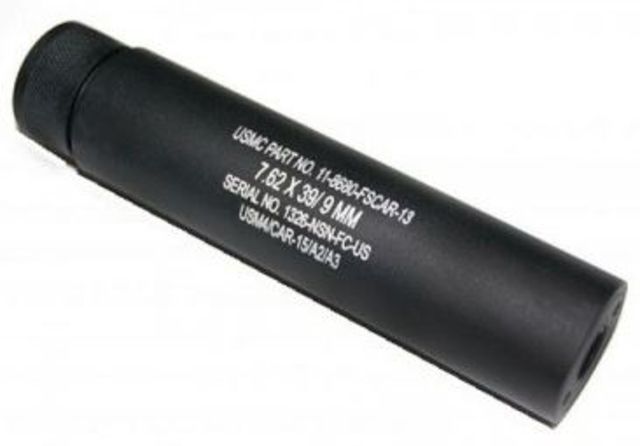 Guntec USA AR-15 Reverse Thread Slip Over Fake Suppressor 9mm/7.62x39 - Guntec Usa