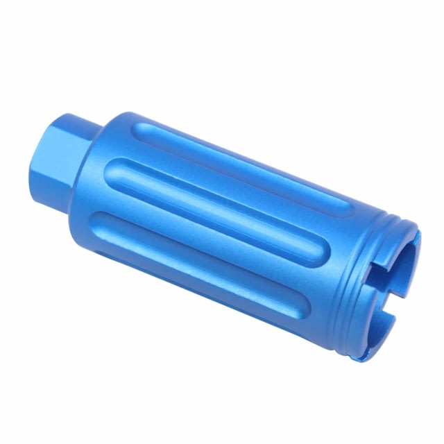 Guntec USA AR-15 Slim Line Cone Flash Can Gen 2 Anodized Blue - Guntec Usa