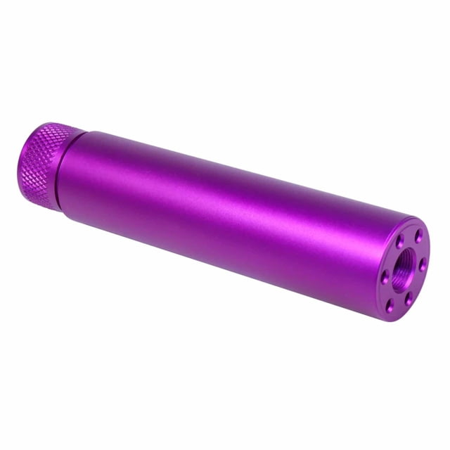 Guntec USA AR-15 Slip Over Fake Suppressor .223 Cal 1/2 X 28 Thread Anodized Purple - Guntec Usa