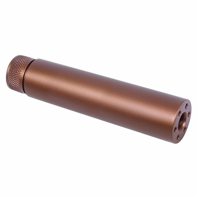 Guntec USA AR-15 Slip Over Fake Suppressor 5.56mm 1/2-28 Anodized Bronze - Guntec Usa