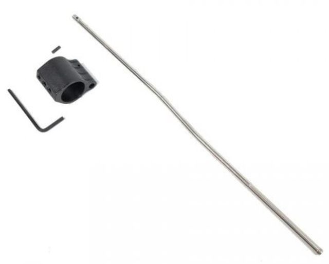 Guntec USA AR-15 Low Profile Gas Block w/Carbine Length Gas Tube .750 Diameter 3 Set Screws Steel - Guntec Usa