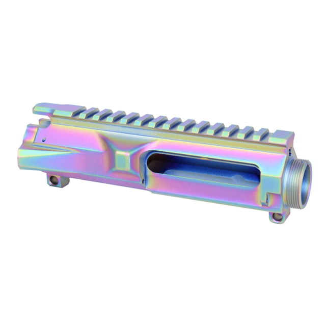 Guntec USA AR-15 Stripped Billet Upper Receiver .223 Remington / 5.56mm Matte Rainbow Pvd Coated - Guntec Usa