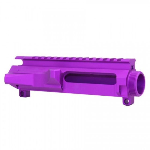 Guntec USA AR-15 Stripped Billet Upper Receiver Anodized Purple - Guntec Usa