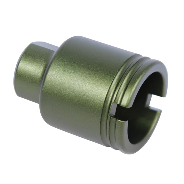 Guntec USA AR-15 Stubby Slim Compact Flash Can Anodized Green - Guntec Usa