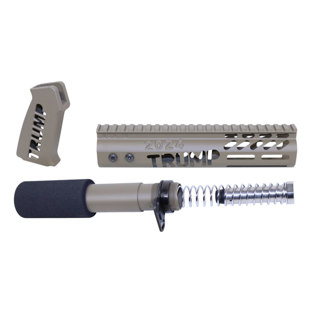 Guntec USA AR-15 Trump Series Limited Edition Pistol Furniture Set Cerakote Flat Dark Earth - Guntec USA