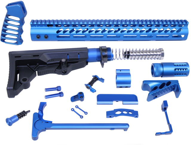Guntec USA AR-15 Ultimate Rifle Kit Anodized Blue - Guntec Usa