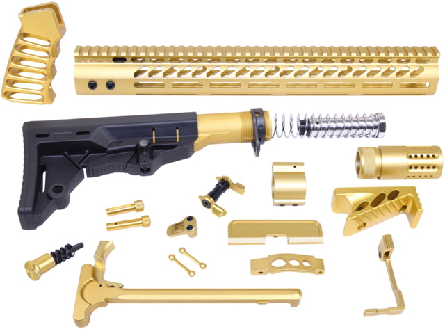 Guntec USA AR-15 Ultimate Rifle Kit Anodized Gold - Guntec Usa