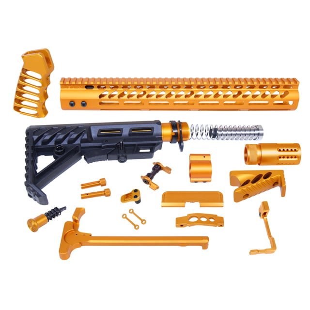 Guntec USA AR-15 Ultimate Rifle Kit Anodized Orange - Guntec USA
