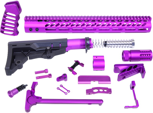 Guntec USA AR-15 Ultimate Rifle Kit Anodized Purple - Guntec Usa