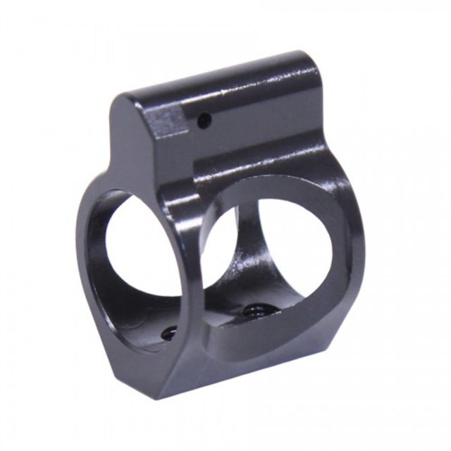 Guntec USA AR-15 Ultralight Skeletonized Non-Adjustable Gas Block Steel Low Profile .750 Diameter Nitride - Guntec Usa