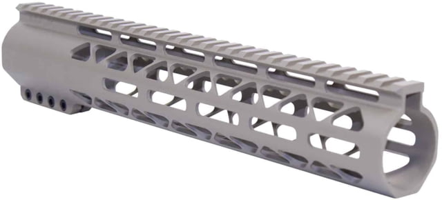 Guntec USA AR-308 12in Air-Lok Series M-LOK Compression Free Floating Handguard w/ Monolithic Top Rail Flat Dark Earth - Guntec Usa