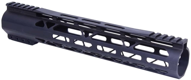 Guntec USA AR-308 12in Air-Lok Series M-LOK Compression Free Floating Handguard w/ Monolithic Top Rail Gen 2 Anodized Black