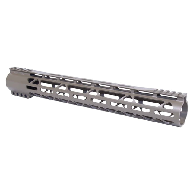 Guntec USA AR-308 Air-Lok Series M-LOK Compression Free Floating Handguard w/ Monolithic Top Rail Gen 2 Cerakote Flat Dark Earth - Guntec Usa