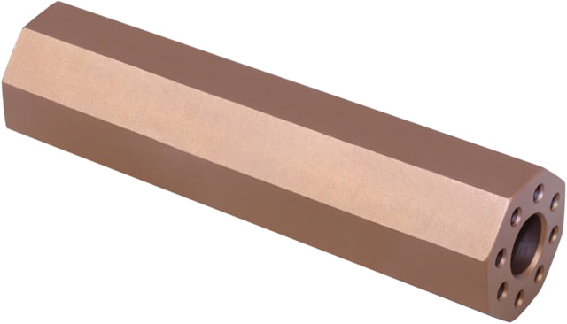 Guntec USA AR .308 Cal 4.5in Octagonal Fake Suppressor Anodized Bronze - Guntec Usa