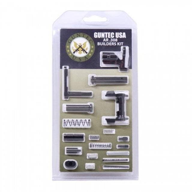 Guntec USA AR .308 Builders Kit w/Ambidextrous Safety Black - Guntec Usa
