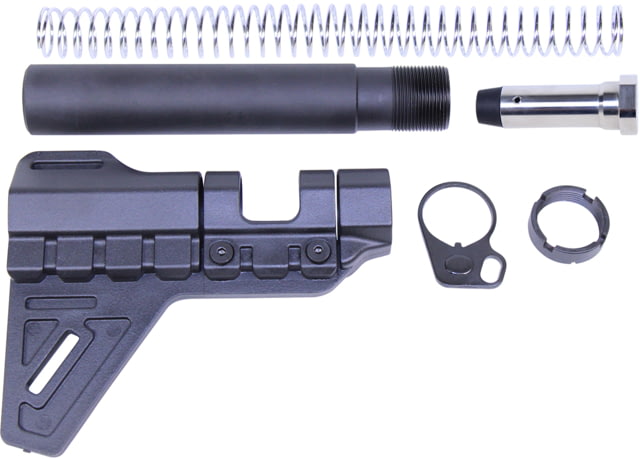 Guntec USA AR .308 Cal Micro Breach Pistol Brace Kit Anodized Black - Guntec USA