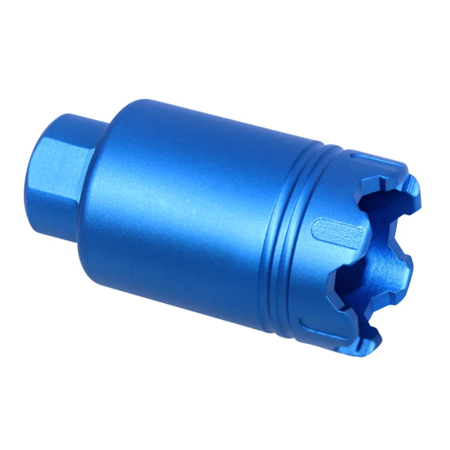 Guntec USA AR .308 Cal Micro Trident Flash Can With Glass Breaker Anodized Blue - Guntec USA