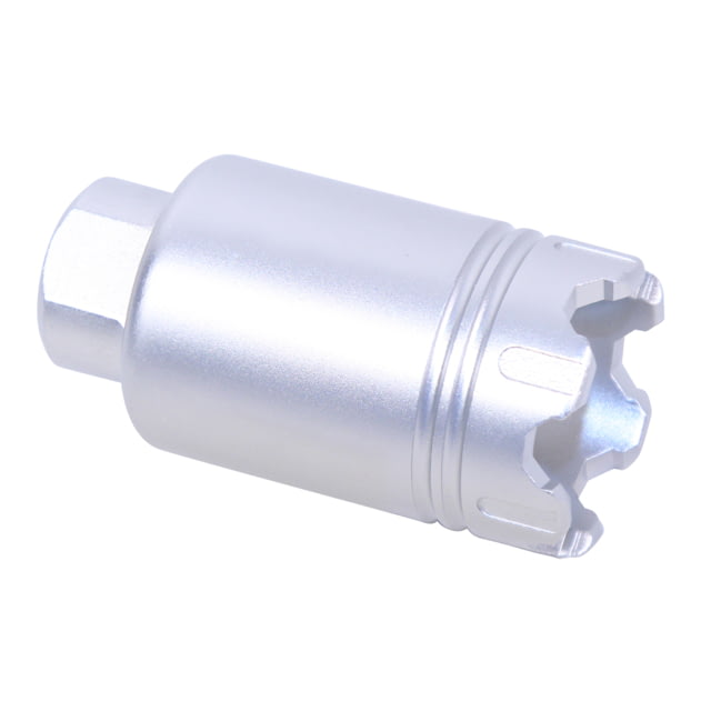 Guntec USA AR .308 Cal Micro Trident Flash Can With Glass Breaker Anodized Clear - Guntec USA