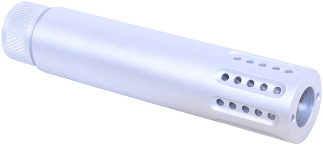 Guntec USA AR .308 Cal Slip Over Barrel Shroud with Multi Port Muzzle Brake Unfinished/Raw - Guntec Usa