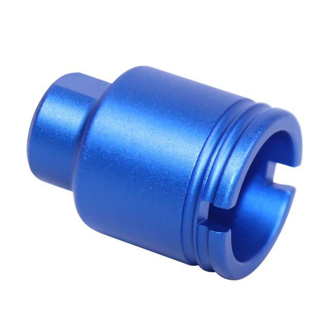 Guntec USA AR .308 Cal Stubby Slim Compact Flash Can Anodized Blue - Guntec Usa