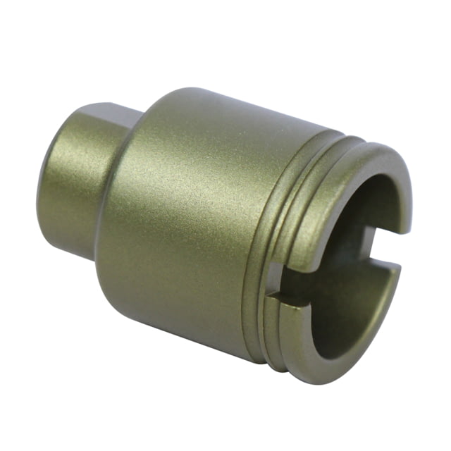 Guntec USA AR .308 Cal Stubby Slim Compact Flash Can Anodized Green - Guntec Usa