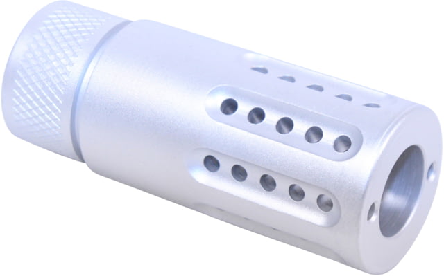 Guntec USA AR .308 Micro Slip Over Barrel Shroud with Multi Port Muzzle Brake Unfinished/Raw - Guntec Usa