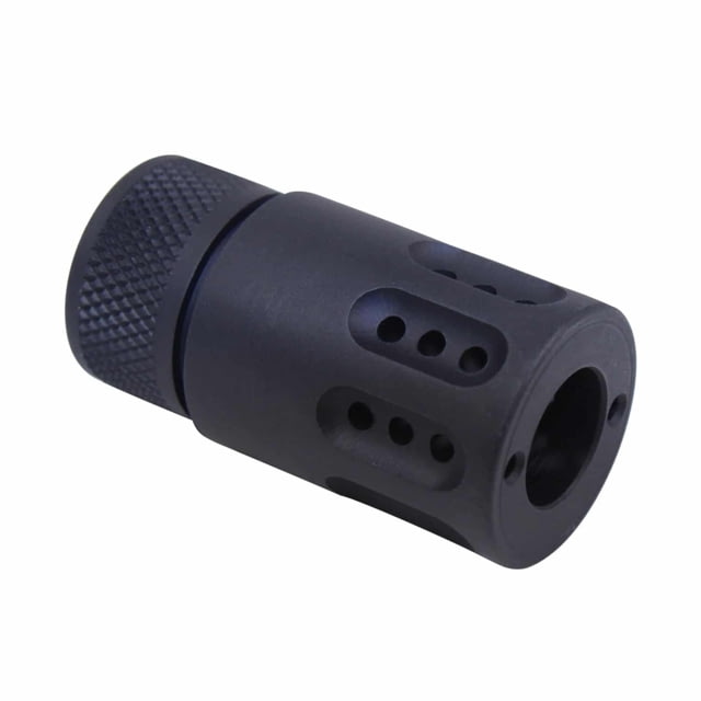 EDEMO Guntec USA AR .308 Mini Slip Over Barrel Shroud w/Multi Port Muzzle Brake Black  EDEMO1 - Guntec Usa