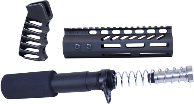 Guntec USA AR .308 Pistol Furniture Set Anodized Black - Guntec Usa