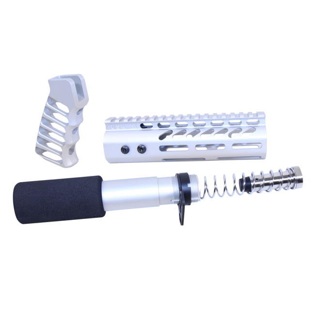 Guntec USA AR .308 Pistol Furniture Set Anodized Clear AR-PISTOL-SET-MLK-308-CL - Guntec Usa