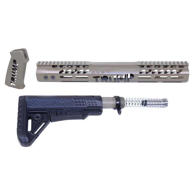 Guntec USA AR .308 Trump Series Limited Edition Furniture Set Anodized Bronze - Guntec USA