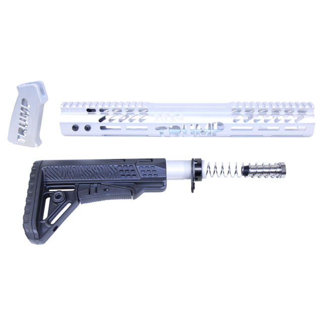 Guntec USA AR .308 Trump Series Limited Edition Furniture Set Anodized Clear - Guntec USA