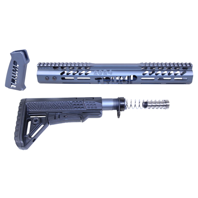Guntec USA AR .308 Trump Series Limited Edition Furniture Set Anodized Grey - Guntec USA