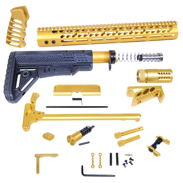 Guntec USA AR .308 Ultimate Rifle Kit Anodized Gold - Guntec Usa