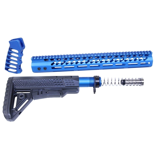 Guntec USA AR .308 Ultralight Series Complete Furniture Set Blue - Guntec USA