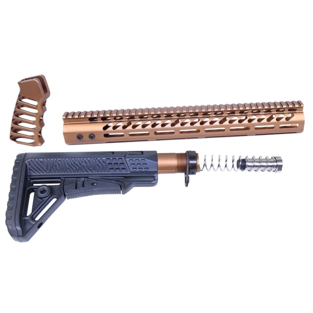 Guntec USA AR .308 Ultralight Series Complete Furniture Set Bronze - Guntec Usa