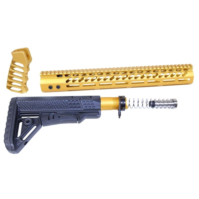 Guntec USA AR .308 Ultralight Series Complete Furniture Set Gold - Guntec USA