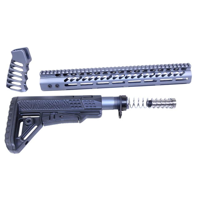 Guntec USA AR .308 Ultralight Series Complete Furniture Set Grey - Guntec Usa