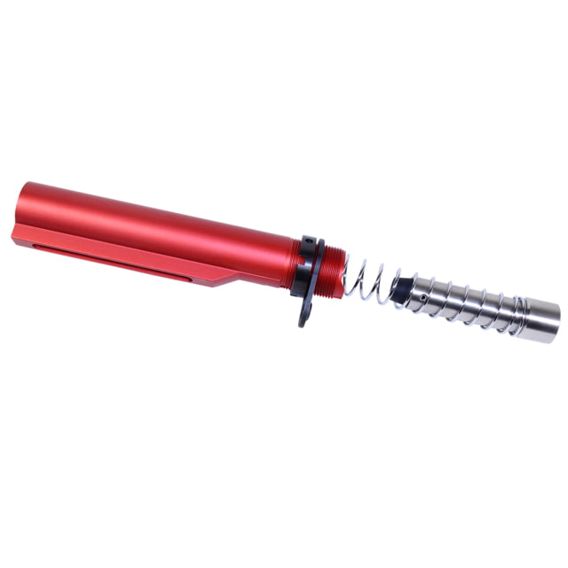 Guntec USA AR 9mm Cal MIL-SPEC Buffer Tube Set Anodized Red - Guntec Usa