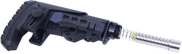 Guntec USA AR 9mm Cal Multi Point Modular Stock With Adjustable Cheek Riser Black - Guntec USA