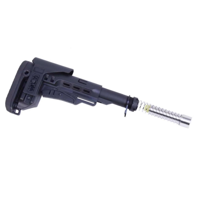 Guntec USA AR 9mm Multi Caliber Collapsible Stock w/Adjustable Cheek Riser Black - Guntec USA