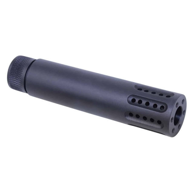 USED Guntec USA AR 9mm Slip Over Barrel Shroud w/Multi Port Muzzle Brake Black - Guntec Usa