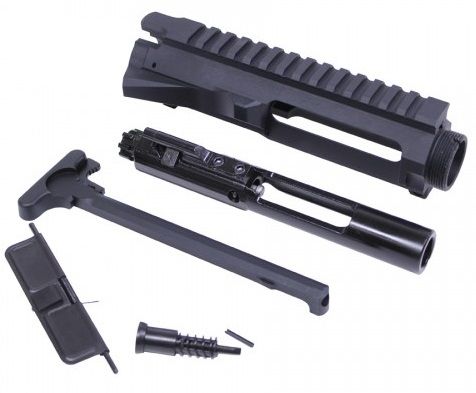 Guntec USA AR-15 5.56 Complete Upper Receiver Combo Kit Black - Guntec Usa