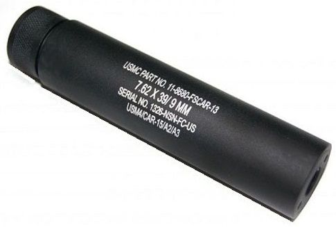 Guntec USA AR-15 5.5in Fake Suppressor 9mm Black